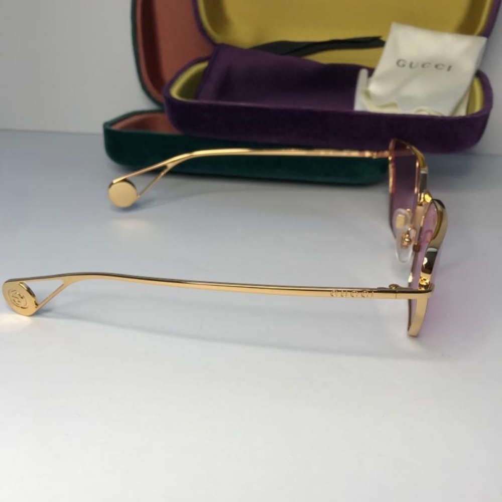 New 💯Authentic- GUCCI Pink Geometric Ladies Sunglasses
GG0538S 005 63 - Picture 8 of 17